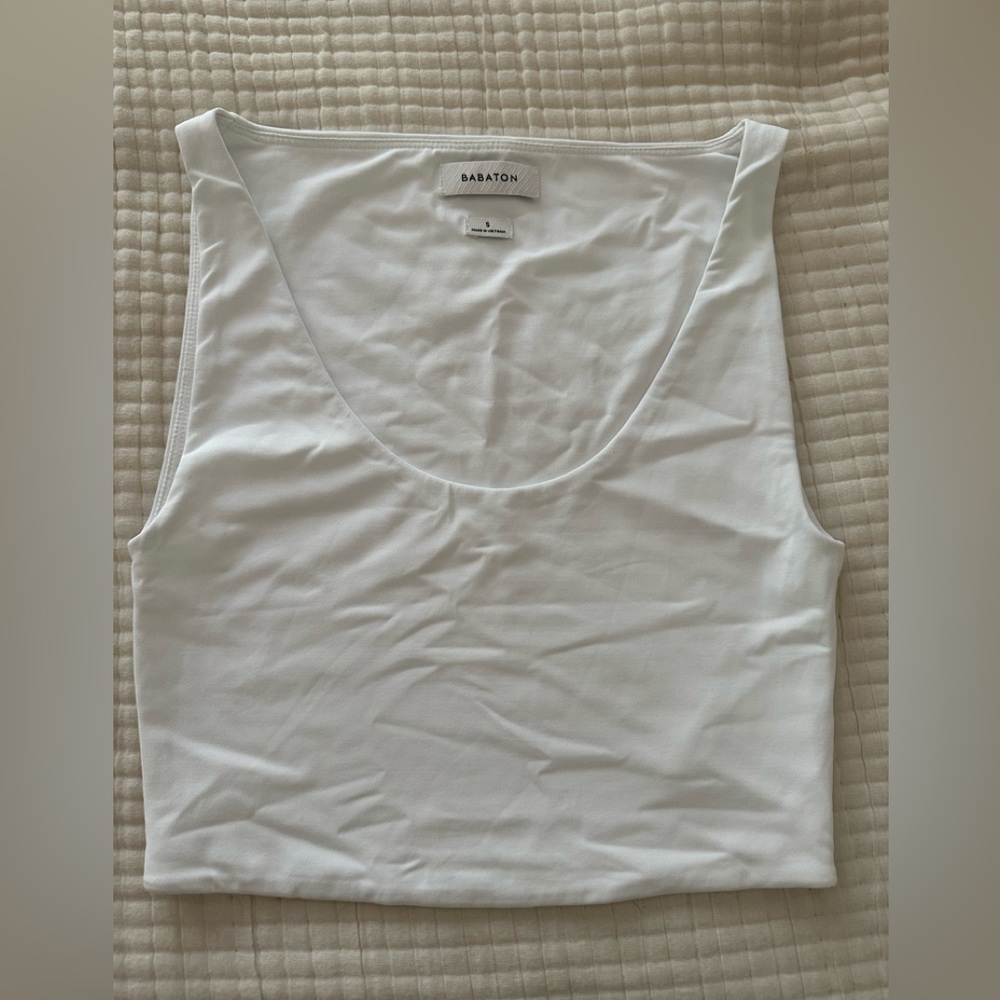 Aritzia Babaton Contour cropped tank top